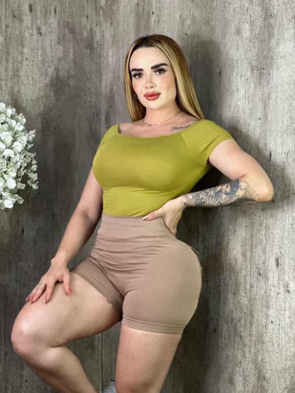 Blusa básica campesina m/c