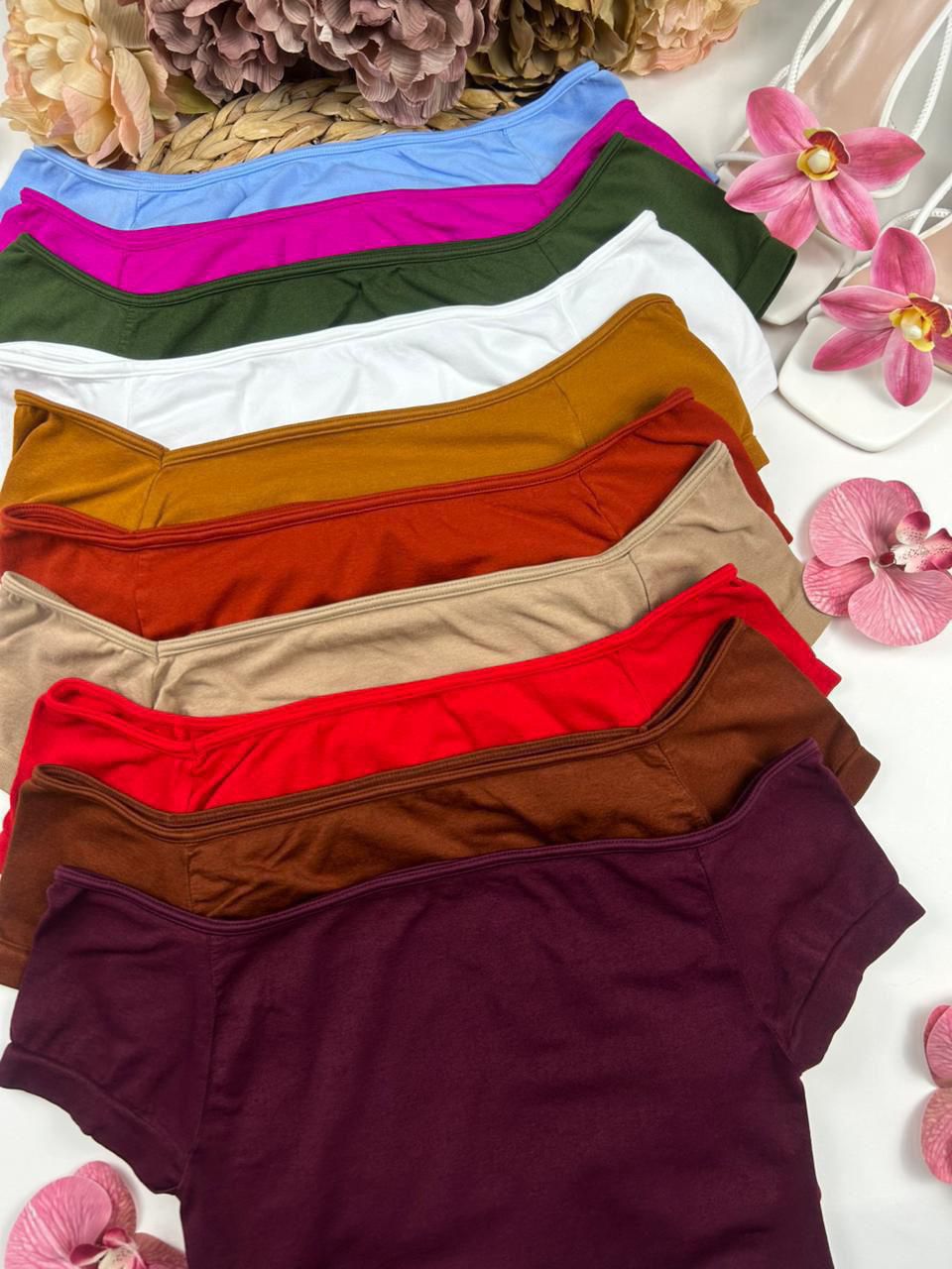 Blusa básica campesina m/c - Image 17
