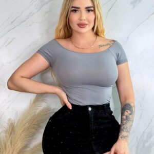 Blusa básica campesina m/c
