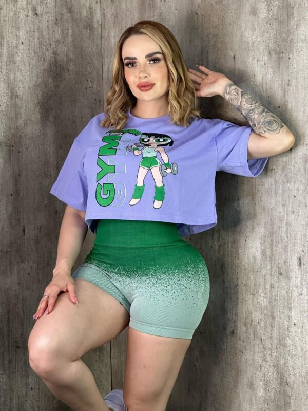 Short deportivo bicolor