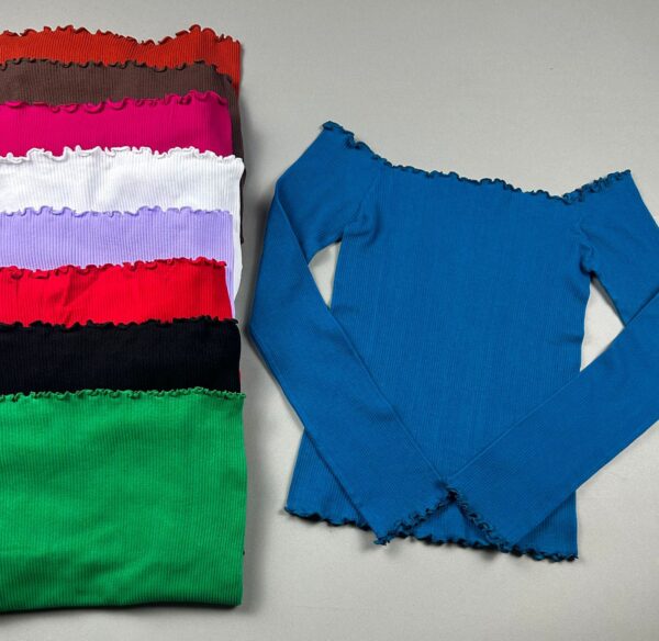 Blusa escarola manga larga - Image 3
