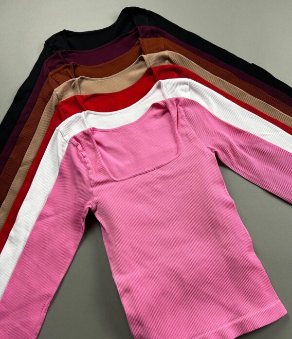Blusa cuello cuadrado ML - Image 3